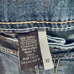 Maurice's  Embellished Bootcut Jeans Rhinestone Pockets Denim Blue Size 12 Photo 1