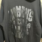 Women’s Best Black Comfort Oversized Statement Graphic Hoodie Size Large Photo 5