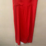Abercrombie & Fitch Camille Midi Dress in Red Size Medium Petite NWT New Photo 6