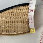 Stuart Weitzman Platform Basket Weave Woven Straw Sandal Slide Womens Size 6.5 Photo 7