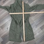 Max jeans  Tencel Drape Front Cinch Waist Utility Jacket‎ Sage Green XS Photo 12