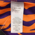 Zoozatz  Orange and Purple Zebra Print Tank Top - size XL Photo 4