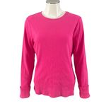 Free Assembly Size Large Hot Pink Long Sleeve Top Modern Street Stylecore Stretc Photo 1