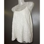 Loft Tank Top Womens Small White Floral Embroidered Cami Lined Summer Boho Photo 2