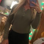 Poof New York Green Waffle Long Sleeve Photo 2