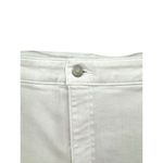 Madewell 10" High-Rise Skinny Jeans Pants Solid White Size 37P Women's Plus Size Photo 2