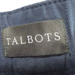 Talbots NWT SuperSoft Cropped Cargo Pants Navy 6 Photo 1