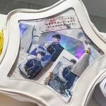 Cute Star Ita Bag, Y2k Shoulder Crossbody Bag Aesthetic Cute WHITE Pin Display Ita Bag, Pin Display Bag (WHITE) Photo 0