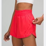 Lululemon Track That Mid-Rise Lined Short 5" Love Red 2 Photo 1