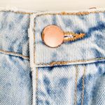 ZARA Basic Distressed Denim Shorts Y2K Photo 3