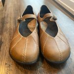 Dansko Giselle Nubuck Mary Jane Tan Leather Shoes - size 41 (10.5/11) Photo 1