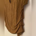 Vivace Brown Sleeveless Suede Western Cinched Waist Top Women’s Sz Photo 7