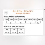 RISEN Jeans High Rise Wide Leg Button Fly Dark Wash Denim Size 2X 18 / 20 NWT Blue Photo 15