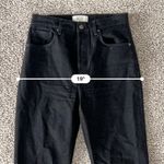 Reformation  Rowe Mid Rise Relaxed Straight Jeans – Chic Black Sustainable - 27 Photo 10