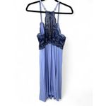 SOMA | XL | Nightgown Pajama Slip Soft Jersey Rio Maxi Bra Dress Lace Sleepwear Blue Photo 4