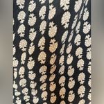 Madewell  100% Silk Stretch Waistband Island Skirt‎ in Bloomstamp Black Size S Photo 7