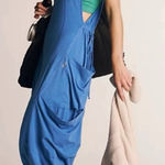 Free People NWOT  FP Movement Infinity Onesie- swim club blue periwinkle - medium Photo 0