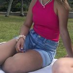 Lulus hot pink low back bodysuit Photo 0