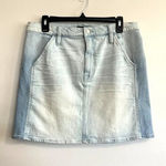 J.Crew Jeans Classic Light Wash Knee Length Stretch Denim Skirt Women Sz 30 Photo 0