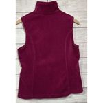 Columbia Sportswear Company Purple Fleece Vest Size Small Full Zip Up & Pockets Photo 3