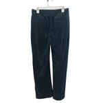 Coldwater Creek  Teal Velvet Wide Leg Pants Size 8 Holiday Party Office Velour Photo 1