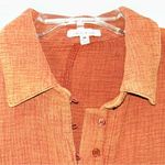 White Birch  Rust Button Down Top Women’s Medium Photo 1
