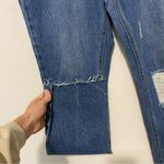 Avec Les Filles  Straight Leg Distressed Jeans Photo 4