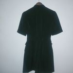Banana Republic  10P Wool Short Sleeved Double Breasted Belted Shirt Dress Black Photo 8