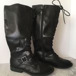 Black Knee High Boots, Size 8 Photo 1