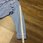 American Eagle Blue Hooded Waffle Knit Shacket Women’s Size Medium Button Photo 8