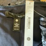 AQUA Sequined Sleeveless Mini Shift Cocktail Dress Navy Blue Size 12 Large by  Photo 6