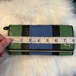 Carpisa Womens Faux Leather Crocodile Embossed Pattern Wallet Tricolor Photo 8