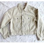 Guess Vintage Khaki Denim Trucker Jacket size large Photo 1