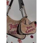 Juicy Couture Better Together Y2K Beige Velvet Hobo Bag Set Limited Edition Photo 2