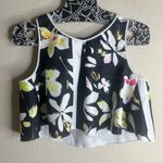 Clover Canyon  Women's Garden Plaid Crop Tank size Extra Small Photo 2