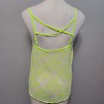 Vera Wang Princess neon cream aztec pattern strappy tank size large Photo 4