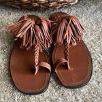 J.Crew braided tassel leather thong sandal 7 Photo 7
