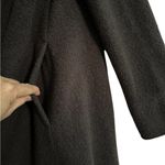 Eileen Fisher  Boiled Wool Coat Chocolate Brown Capsule Minimalist Size Small Photo 6