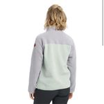 Burton  Hearth Long Sleeve Pullover Blem Fleece in Lilac/Aqua Gray Photo 2