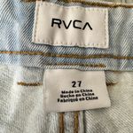 RVCA Women's Jeans Size 27 Denim Mid Rise Narrow Relaxed Fit Distressed Photo 5