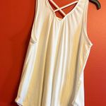 LuLaRoe  Cream Crisscross Back Tank Top Photo 4