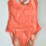 Ralph Lauren  Women’s One Piece Swimsuit Orange Backless Size 10 Photo 0