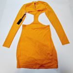 H:ours Antonella Mini Dress in Bright Orange Medium Photo 16
