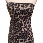 Charlotte Russe  Strapless Sequin Leopard Print Tube Top Medium Y2K Party Photo 0
