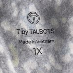 T By Talbots Womans Shirt Size 1x Lounge Athleisure Weekend Casual Essential Blue Photo 6