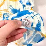 NWOT Elizabeth James The Label Val Top Sea Flower Size XS Blue Photo 4