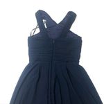 Bill Levkoff Levkoff Bridemade Navy Chiffon gown maxi dress Size 2. Photo 5