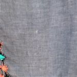 Anthropologie Corey Lynn Calter Ursula Chambray Beaded Embroidered Mini Dress Photo 2