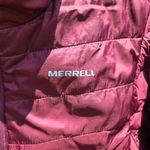 Merrell Merrill Puffer Jacket Burgundy Medium Lightweight Photo 1