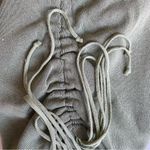 LIONESS / Princess Polly Military Minds Mini Ruched Side-Tie Dress in Sage Green Photo 2